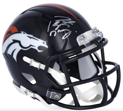 Peyton Manning Autographed Denver Broncos Mini Speed Helmet Fanatics