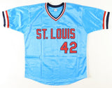 Bruce Sutter Signed St. Louis Cardinals Powder Blue Throwback Jersey (JSA COA)