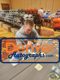 Bo Nix Autographed/Signed Denver Broncos 2024 Mini Helmet Beckett Witness 49625