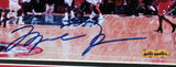 Bulls Michael Jordan Authentic Signed 8x10 Framed Photo UDA #SHO04663