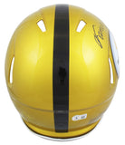 Steelers Franco Harris "HOF 90" Signed Flash F/S Speed Proline Helmet BAS Wit