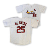 Mark McGwire Autographed St Louis Signed Majestic Jersey BIG MAC 583 HRs JSA COA