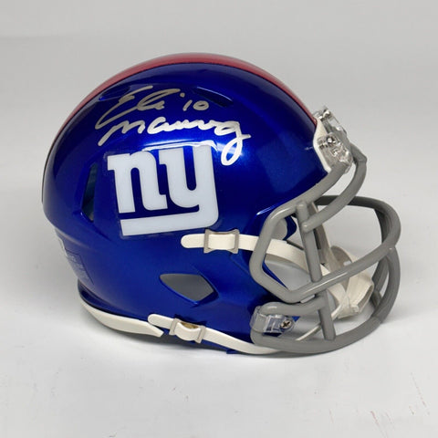 Eli Manning Autographed Signed New York Giants Mini Helmet Fanatics