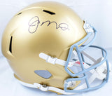 Joe Montana Autographed Notre Dame F/S Speed Helmet - Fanatics *Black