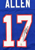 Josh Allen Buffalo Bills Signed Blue Nike Game Jersey Beckett BAS