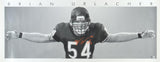 Brian Urlacher Signed Chicago Bears 16"x 40" Poster Inscribed "HOF 18" (Beckett)