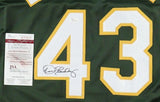 Dennis Eckersley Signed Oakland Athletics Jersey 1989 World Series Champ/JSA COA