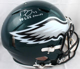 Darren Sproles Signed Eagles F/S Speed Authentic Helmet w/SBChamps-BeckettW Holo