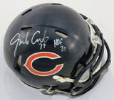 Jimbo Covert Signed Chicago Bears Speed Mini Helmet Inscribed "HOF 20" (JSA COA)