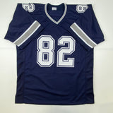 Autographed/Signed Jason Witten Dallas Dark Blue Football Jersey Beckett COA