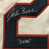 FRAMED Autographed/Signed CORBIN BERNSEN Roger Dorn 33x42 Jersey JSA COA Auto