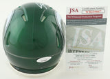 Tyjae Spears Signed Tulan Green Wave Speed Mini Helmet (JSA COA) Titans R.B.