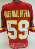 Will Shields & Curley Culp Signed Kansas City Chiefs NFL Hall Of Fame Jersey PSA