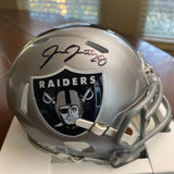 Josh Jacobs Signed Autographed Las Vegas Raiders Mini Helmet Beckett