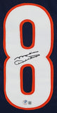 Mike Ditka Authentic Signed Navy Blue Pro Style Jersey Autographed BAS