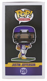 Vikings Justin Jefferson Authentic Signed #239 Funko Pop Vinyl Figure BAS Wit