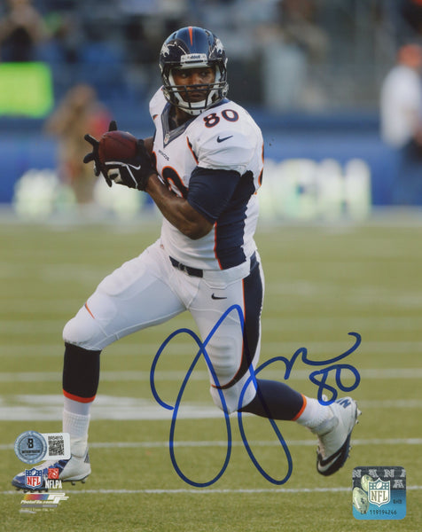 Broncos Julius Thomas Authentic Signed 8x10 Photo Autographed BAS #BR54810