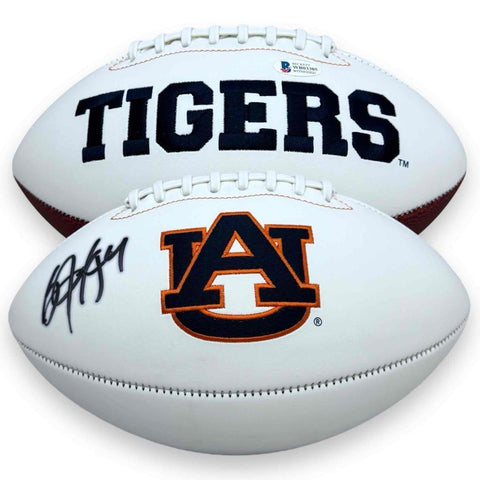 Bo Jackson Autographed Signed Auburn Tigers Logo Football - Beckett