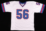 Lawrence Taylor Signed New York Giants Jersey (PSA COA) 2xSuper Bowl Champ L.B.