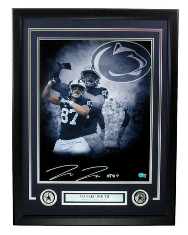 Pat Freiermuth Autographed 16x20 Photo Penn State Framed Beckett 176739