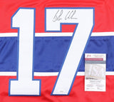 John Leclair Signed Montreal Canadiens Jersey (JSA COA) 1993 Stanley Cup Champs