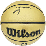 ALLEN IVERSON AUTOGRAPHED GOLD EDITION BASKETBALL 76ERS BECKETT 232872