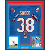 Framed Autographed/Signed L'Jarius Sneed 35x39 Tennessee Retro Jersey JSA COA