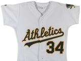 Athletics Rollie Fingers "HOF 92" Signed White Russell Athletic Jersey BAS