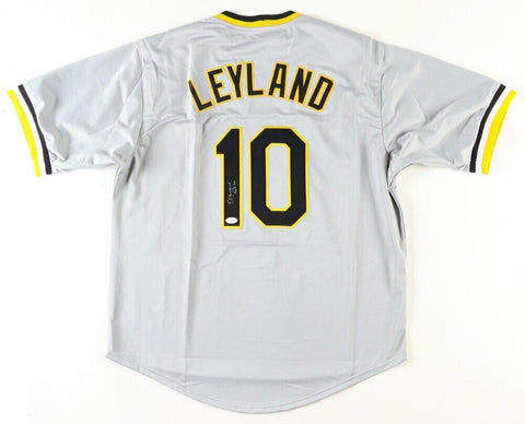 Jim Leyland Signed Pirates Jersey Inscribed "HOF 24" (JSA COA) Pittsburgh's Mgr.