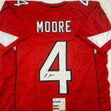 Autographed/Signed Rondale Moore Arizona Red Football Jersey JSA COA Auto