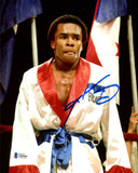 SUGAR RAY LEONARD AUTOGRAPHED SIGNED 8X10 PHOTO BECKETT BAS STOCK #178123