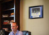 Christian Laettner Autographed Duke THE SHOT Basketball Framed 8x10 Photo JSA 5