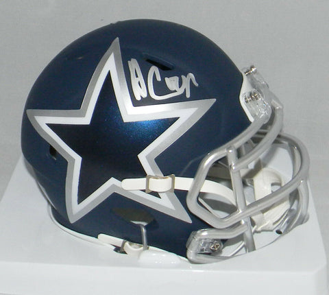 AMARI COOPER SIGNED AUTOGRAPHED DALLAS COWBOYS AMP SPEED MINI HELMET JSA