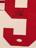 FRAMED JASON PIERRE-PAUL AUTOGRAPHED SIGNED NEW YORK GIANTS JERSEY JSA COA