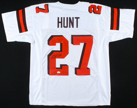 Kareem Hunt Cleveland Browns Signed Jersey / 2017 Rookie Running Back (JSA COA)