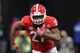 Nick Chubb Signed Georgia Bulldogs Red Jersey (JSA) Browns 2nd Round Pick 2018