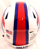 Josh Allen Signed Buffalo Bills F/S SpeedFlex Authentic Helmet-Beckett W Holo