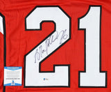 Antrel Rolle Signed Arizona Cardinals Jersey (Beckett COA) Ex-Miami Hurricane LB