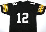 Terry Bradshaw Autographed Black Pro Style Jersey - JSA *Black