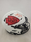 TRAVIS KELCE SIGNED KC CHIEFS LUNAR ECLIPSE SPEEDFLEX AUTHENTIC HELMET BECKETT