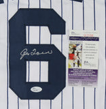 Joe Torre Signed New York Yankee Pinstripe Jersey (JSA COA) Hall of Fame Manager