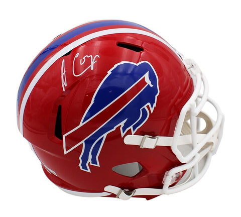 Amari Cooper Signed Buffalo Bills Speed Full Size Throwback 87-01 Red NFL Helmet