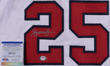 Andruw Jones Signed Atlanta Braves 10xGold Glove Jersey (PSA COA) Center Fielder