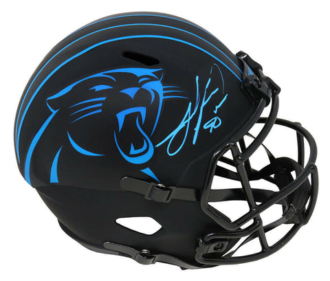 Julius Peppers Signed Panthers Eclipse Riddell F/S Speed Replica Helmet- SS COA