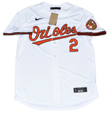 GUNNAR HENDERSON AUTOGRAPHED BALTIMORE ORIOLES #2 WHITE NIKE JERSEY BECKETT