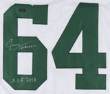 Jerry Kramer Signed Green Bay Packer Jersey Inscribed "H.O.F. 2018" (Radtke COA)