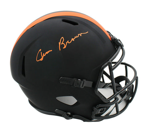 Jim Brown Signed Cleveland Browns Speed Full Size Eclipse NFL Helmet