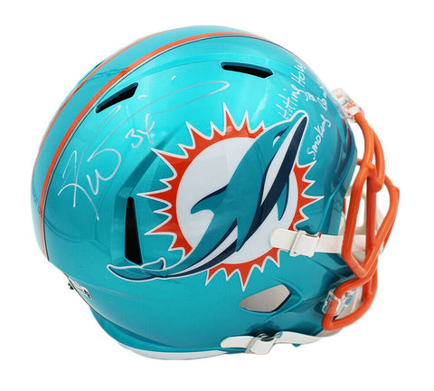 Ricky Williams Signed Miami Dolphins Speed Full Size Flash Helmet - Holes/Bowls