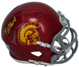 MarShawn Lloyd Autographed USC Trojans Mini Speed Helmet Beckett