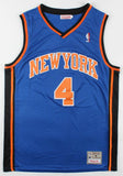 Nate Robinson Signed New York Knicks Jersey (Beckett COA) 3xSlam Dunk Champion